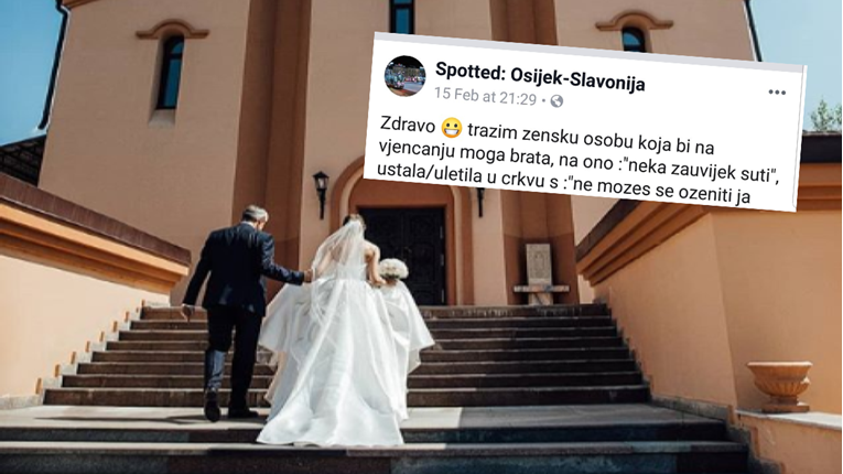 Neobičan oglas u Osijeku: "Tražim žensku osobu koja će na svadbi mog brata..."